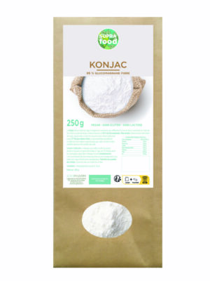 Konjac en poudre riche à 95% en glucomannane 200g